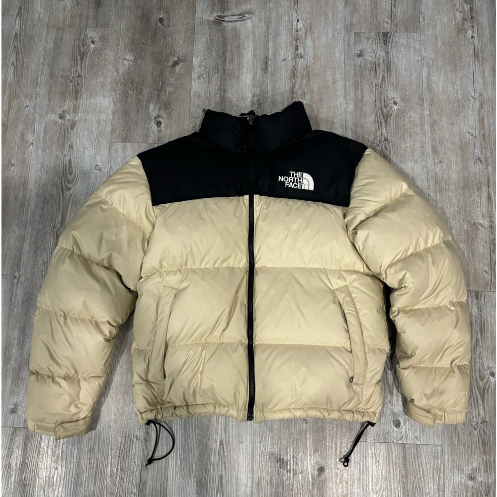 Cream North Face 700 Puffer Jacket